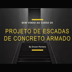 Imagem de capa para o Curso online PROJETO DE ESCADAS DE CONCRETO ARMADO