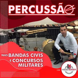 Imagem de capa para o Curso online A percussão nas bandas civis e concursos militares 