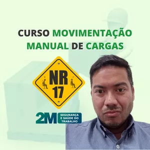 Imagem de capa para o Curso online Curso Movimentação Manual de Cargas (Ergonomia) - 2M SST
