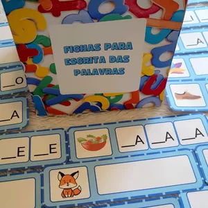 Imagem de capa para o Ebook CAIXA DA ESCRITA DAS PALAVRAS 