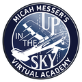 Up in the Sky Virtual Flying School logo