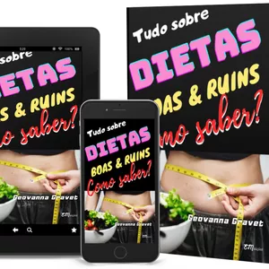 Imagem de capa para o Ebook DIETAS Boas & Ruins: como saber?
