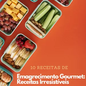 Imagem de capa para o Ebook Emagrecimento Gourmet - 10 Receitas Deliciosas