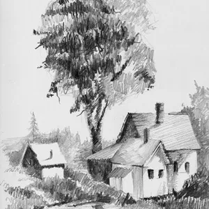 Imagem de capa para o Curso online Desenho de paisagens para iniciantes