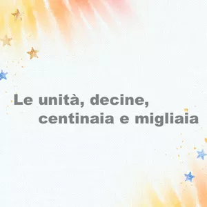 Cover image for Ebook Le unità, decine, centinaia e migliaia