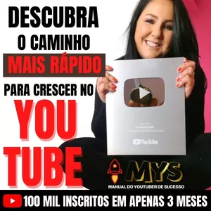 Imagem de capa para o Curso online Manual do Youtuber de Sucesso