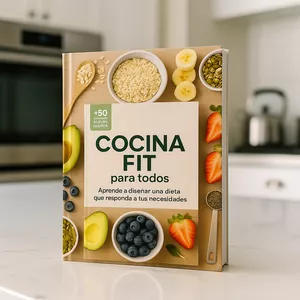 Imagen de portada para Ebook Cocina Fit para todos +50 recetas (incluye opciones veganas)