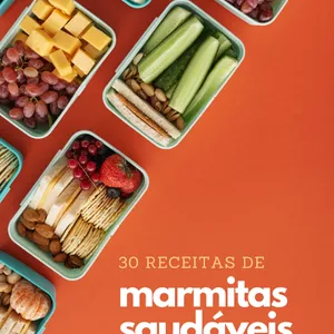 Imagem de capa para o Ebook 30 RECEITAS DE MARMITAS SAUDÁVEIS