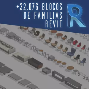 Biblioteca de Blocos Famílias para Revit + 32.000