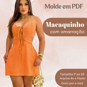 Imagem de capa para o Ebook MOLDE EM PDF MACAQUINHO COM AMARRAÇÃO