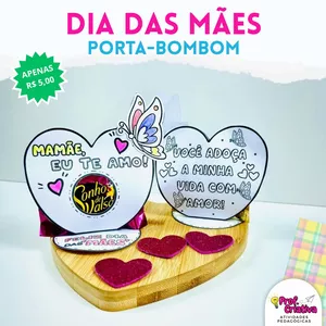 Imagem de capa para o Ebook PORTA-BOMBOM DIA DAS MÃES