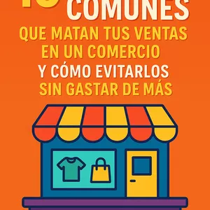 Imagen de portada para Ebook 10 ERRORES COMUNES QUE MATAN TUS VENTAS EN UN COMERCIO Y CÓMO EVITARLOS SIN GASTAR DE MÁS
