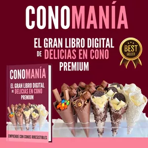 Imagen de portada para Curso online CONOMANÍA: El gran libro digital de delicias en cono premium.