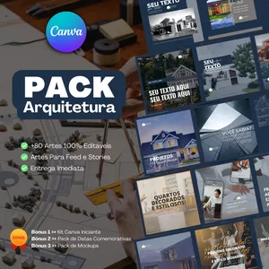 Pack Canva Para Arquitetura por Cris Castro