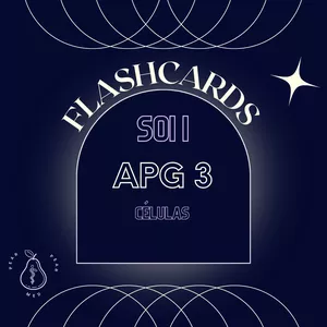Imagem de capa para o Ebook FLASHCARDS - SOI I - APG 3 - CÉLULAS 