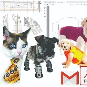 Imagen de portada para Curso online Kit Imprimible +70 Moldes Y Patrones Ropa Para Perros 