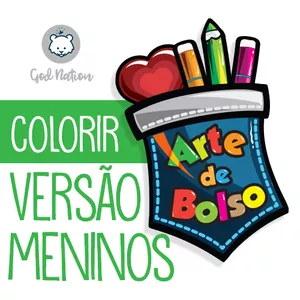 Imagem de capa para o Ebook Ilustrando a palavra de DEUS / Versão MENINOS / Arte de Bolso