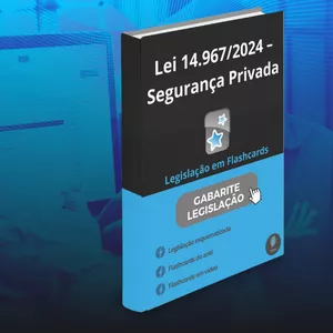 Imagem de capa para o Curso online Lei 14.967/2024 – Segurança Privada