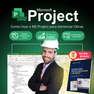 Imagem do curso Formação MS Project para Engenheiros