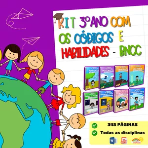 Imagem de capa para o Ebook Kit 3º Ano com os códigos e habilidades - BNCC