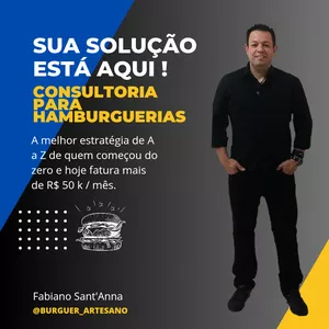 Imagem de capa para o Curso online Mentoria e consultoria para hamburguerias 