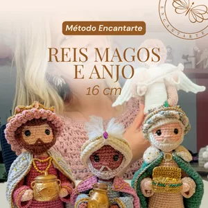 Imagem de capa para o Curso online Anjo e Reis Magos 16cm