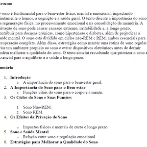 Imagem de capa para o Ebook A Relação entre Sono e Bem-estar