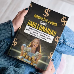 Imagen de portada para Ebook ¡¡Manifiesta y Vibra como Millonaria!!