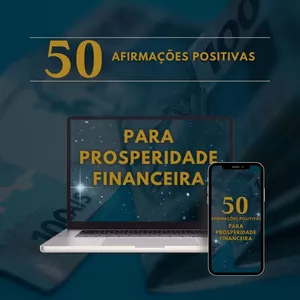 Imagem de capa para o Curso online AUDIOBOOK - 50 Afirmações positivas para a prosperidade financeira