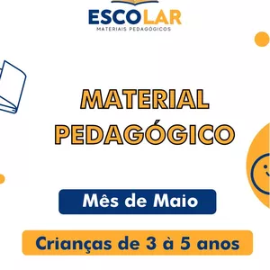 Imagem de capa para o Ebook EscoLAR Material Pedagógico do Mês de Março para crianças de 3 a 5 anos