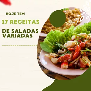 Imagem de capa para o Ebook 17 RECEITAS DE SALADAS VARIADAS