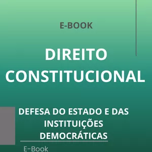 Imagem de capa para o Ebook DEFESA DO ESTADO E DAS INSTITUIÇÕES DEMOCRÁTICA