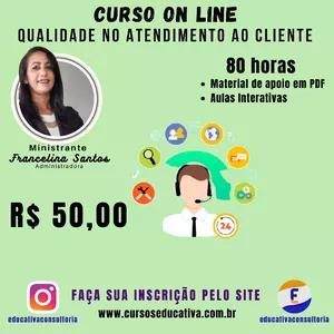 Imagem do curso QUALIDADE NO ATENDIMENTO AO CLIENTE