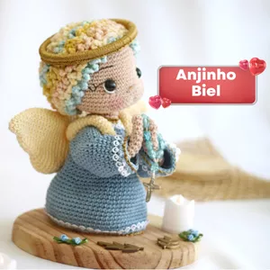 Imagem de capa para o Curso online ANJINHO BIEL AMIGURUMI