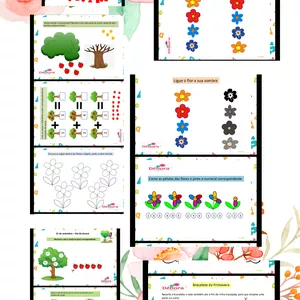 Imagem de capa para o Ebook Atividades dia da árvore 🌲 e primavera 