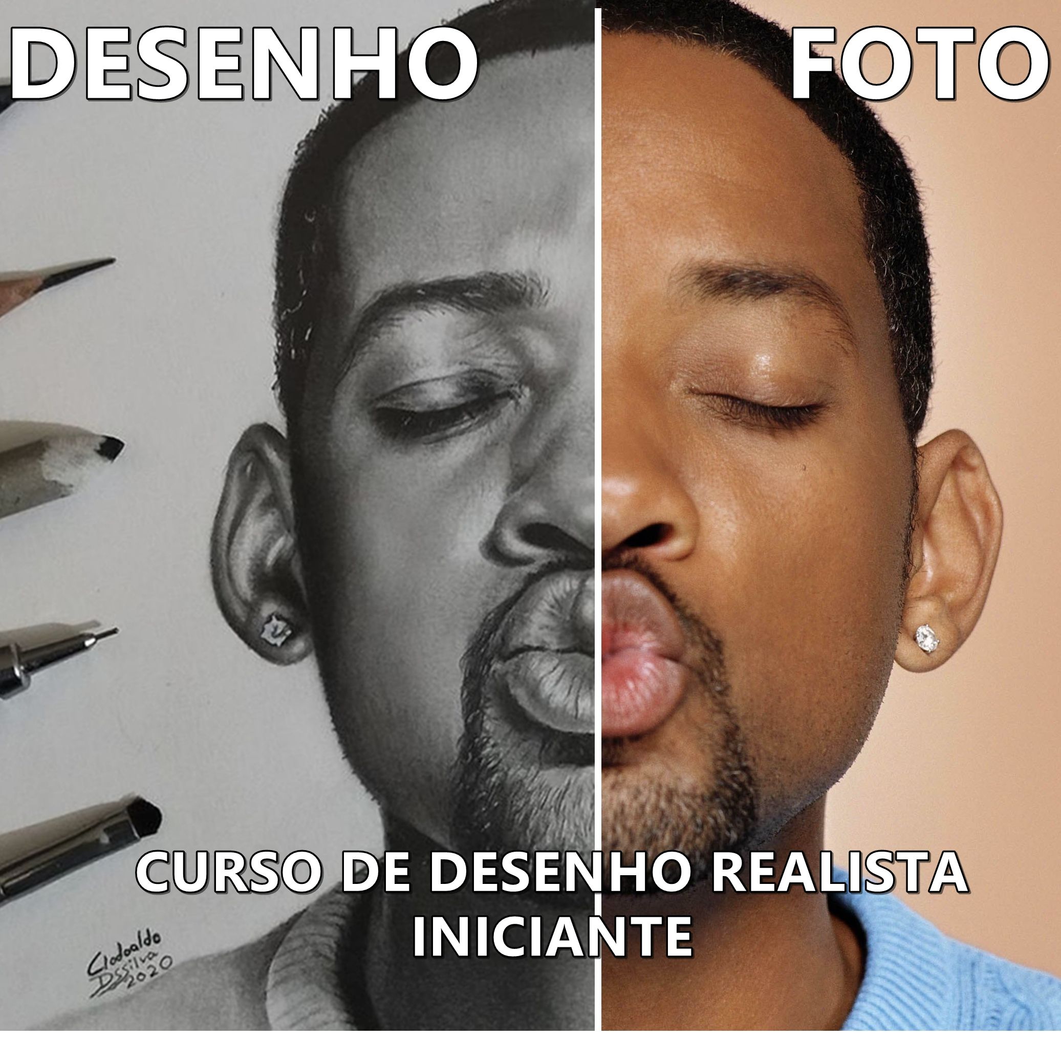 Imagem do curso APRENDA DESENHO REALISTA DO INICIO