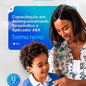 Imagem do curso Capacitação em Acompanhamento Terapêutico E Aplicador ABA (ON-LINE)