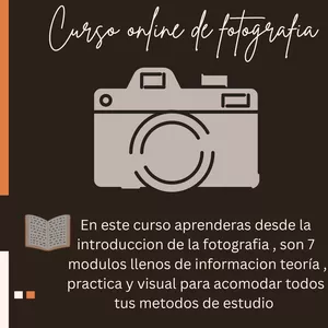 Imagen de portada para Curso online Curso de fotografia