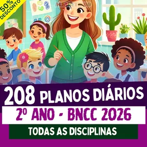 Imagem do curso PLANOS DIÁRIOS - 2º ANO FUNDAMENTAL - BNCC 2026