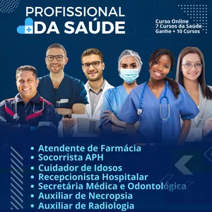 PROFISSIONAL DA SAÚDE - Combo com 17 cursos