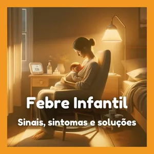Imagem de capa para o Ebook Febre Infantil - Sinais, sintomas e soluções