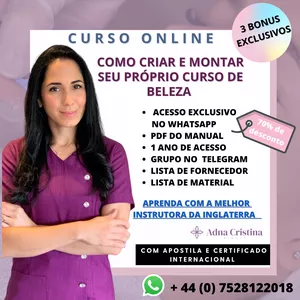 Imagem de capa para o Curso online Como Montar Seu Curso de Beleza 