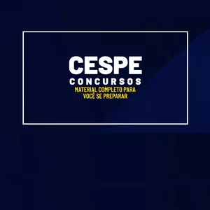 Imagem principal do produto CONCURSO CESPE/CEBRASPE