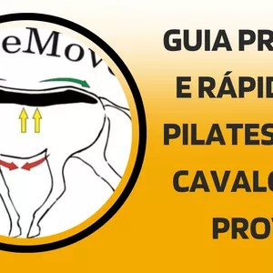 Imagem de capa para o Ebook Guia Prático e Rápido de Pilates para Cavalo em Prova