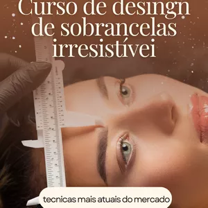 Curso Curso de Design  de Sobrancelhas Irresistíveis