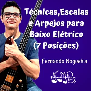 Imagem de capa para o Curso online Técnicas, Escalas e Arpejos para Baixo Elétrico (7 Posições)