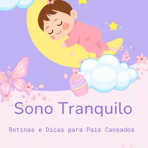 Imagem de capa para o Ebook sono traquilo