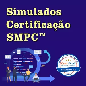 Imagem de capa para o Ebook Simulados Certificação: SMPC™ - Scrum Master Professional Certificate