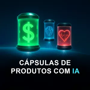 Imagem de capa para o Curso online Cápsulas de Produtos com IA