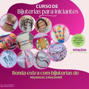 Imagem do curso Curso de bijuterias para iniciantes 